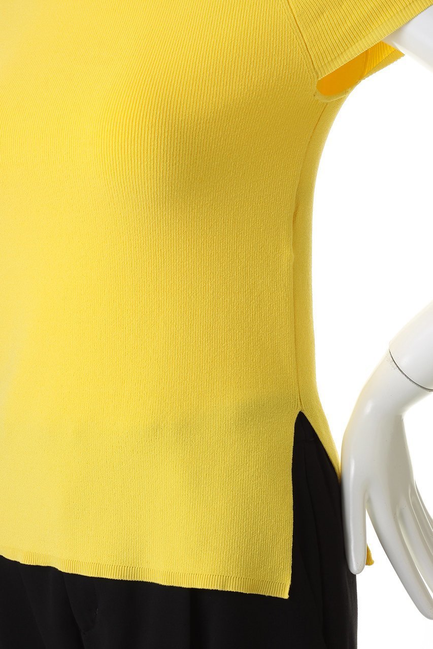 【アルアバイル/allureville】の2WAY NCショートスリーブプルオーバー 人気、トレンドファッション・服の通販 founy(ファニー) 　ファッション　Fashion　レディースファッション　Fashion for Women　トップス・カットソー　Cut & Sew Tops　ニット　Knit Tops & Sweaters　カジュアルプルオーバー・ニットトップス　Pullovers & Knit Tops / Casual Pullovers　おすすめ　Recommended / Our Picks　イエロー　Yellow　インナー　Innerwear　ジャケット　Jacket, Outerwear　定番　Standard, Basic Item　新作・新入荷　New Arrivals / New In　other-5|ID: prp329100004933193 ipo3291000000037027745