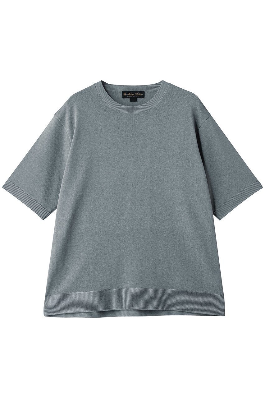 【ブルックス ブラザーズ/Brooks Brothers / MEN】の【MEN】 オンラインストア限定 ペーパーヤーン クルーネック ショートスリーブセーター インテリア・キッズ・メンズ・レディースファッション・服の通販 founy(ファニー) 　ファッション　Fashion　メンズファッション　Fashion for Men　トップス・カットソー　Cut & Sew Tops　ニット・セーター / 定番トップス　Knit Tops & Sweaters　ドレープ　Drape, Draping Fabric　リネン　Linen, Linen Fabric　エレガント 上品　Elegant　夏　Summer　新作・新入荷　New Arrivals / New In　軽量　Lightweight, Ultra Light　グレー|ID: prp329100004933194 ipo3291000000037027749