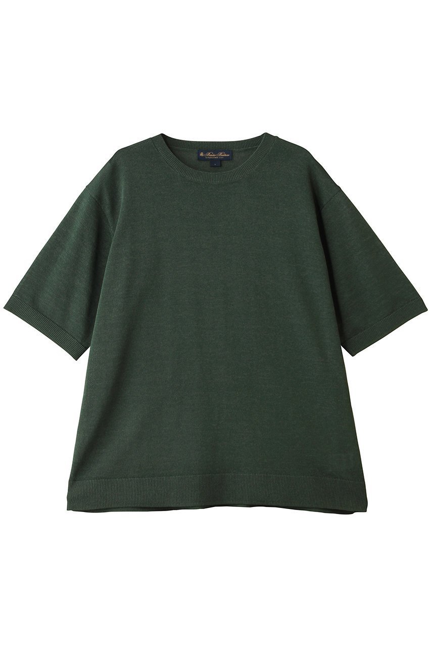 【ブルックス ブラザーズ/Brooks Brothers / MEN】の【MEN】 オンラインストア限定 ペーパーヤーン クルーネック ショートスリーブセーター インテリア・キッズ・メンズ・レディースファッション・服の通販 founy(ファニー) 　ファッション　Fashion　メンズファッション　Fashion for Men　トップス・カットソー　Cut & Sew Tops　ニット・セーター / 定番トップス　Knit Tops & Sweaters　ドレープ　Drape, Draping Fabric　リネン　Linen, Linen Fabric　エレガント 上品　Elegant　夏　Summer　新作・新入荷　New Arrivals / New In　軽量　Lightweight, Ultra Light　グリーン|ID: prp329100004933194 ipo3291000000037027751