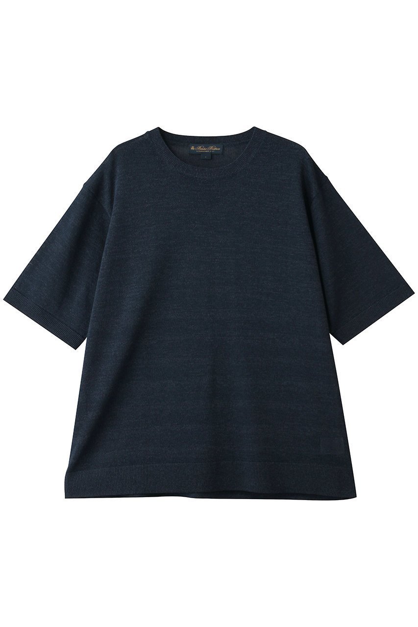 【ブルックス ブラザーズ/Brooks Brothers / MEN】の【MEN】 オンラインストア限定 ペーパーヤーン クルーネック ショートスリーブセーター インテリア・キッズ・メンズ・レディースファッション・服の通販 founy(ファニー) 　ファッション　Fashion　メンズファッション　Fashion for Men　トップス・カットソー　Cut & Sew Tops　ニット・セーター / 定番トップス　Knit Tops & Sweaters　ドレープ　Drape, Draping Fabric　リネン　Linen, Linen Fabric　エレガント 上品　Elegant　夏　Summer　新作・新入荷　New Arrivals / New In　軽量　Lightweight, Ultra Light　ネイビー|ID: prp329100004933194 ipo3291000000037027752