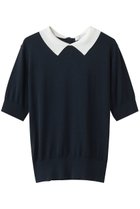 【ブルックス ブラザーズ/Brooks Brothers】のキュプラ/コットン バイカラー ポロセーター ネイビー|ID: prp329100004933197 ipo3291000000037027770