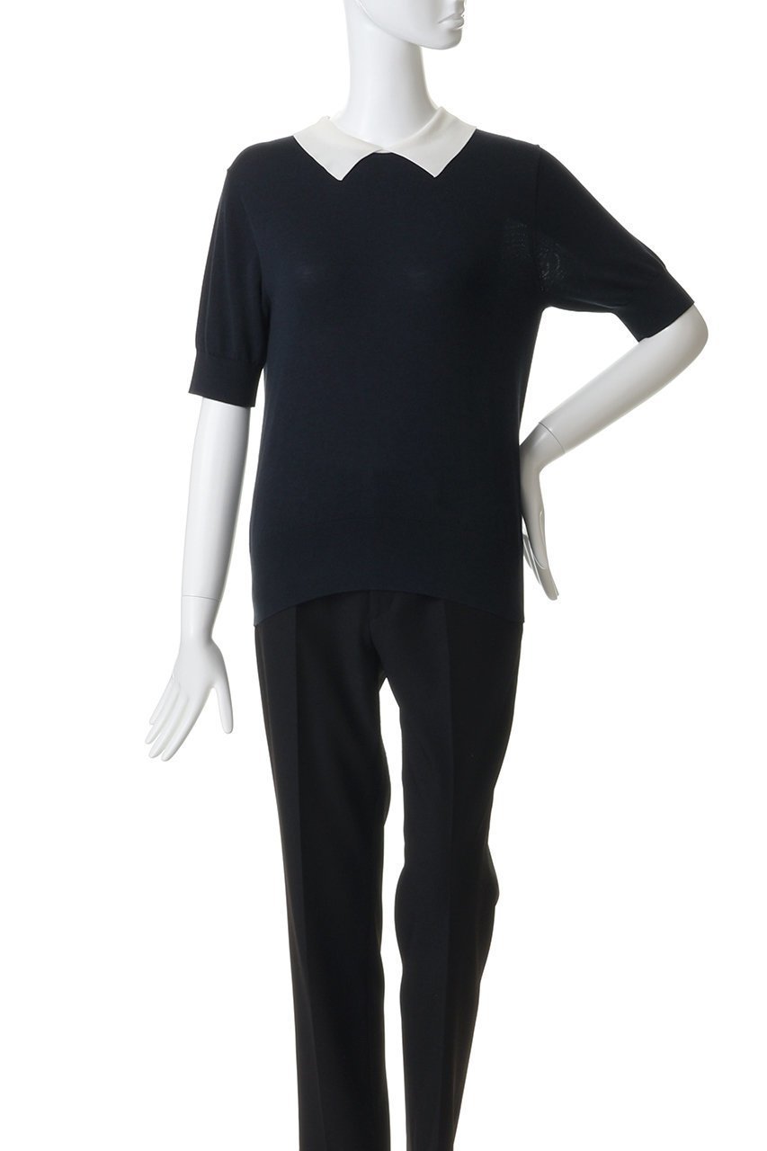 【ブルックス ブラザーズ/Brooks Brothers】のキュプラ/コットン バイカラー ポロセーター 人気、トレンドファッション・服の通販 founy(ファニー) 　ファッション　Fashion　レディースファッション　Fashion for Women　トップス・カットソー　Cut & Sew Tops　ニット　Knit Tops & Sweaters　カジュアルプルオーバー・ニットトップス　Pullovers & Knit Tops / Casual Pullovers　キュプラ　Cupro, Eco Fabric　セーター　Sweater, Knitwear　バランス　Balance, Style Balance　エレガント 上品　Elegant　新作・新入荷　New Arrivals / New In　other-2|ID: prp329100004933197 ipo3291000000037027771