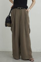 【ガリャルダガランテ/GALLARDAGALANTE】の【セットアップ対応】キュプラカーゴパンツ 人気、トレンドファッション・服の通販 founy(ファニー) ファッション Fashion レディースファッション Fashion for Women セットアップ Matching Sets レディースパンツ・ボトムス Pants & Trousers / Bottoms パンツ Pants & Trousers カーゴパンツ Cargo Pants, Utility Pants キュプラ Cupro, Eco Fabric セットアップ Set-Up, Coordinated Outfit リラックス Relax, Relaxed Fit 新作・新入荷 New Arrivals / New In thumbnail ブラウン|ID: prp329100004933198 ipo3291000000037027777