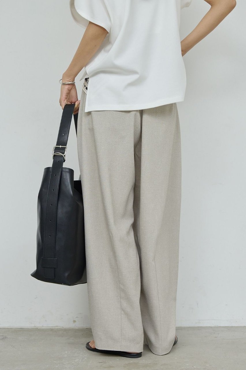 【ガリャルダガランテ/GALLARDAGALANTE】のダブルタックカーブスラックス 人気、トレンドファッション・服の通販 founy(ファニー) 　ファッション　Fashion　レディースファッション　Fashion for Women　パンツ　Pants & Trousers　スラックス　Slacks, Dress Pants　ダブル　Double, Double-Breasted　ドローストリング　Drawstring, Pull Cord　フィット　Fit, Slim Fit　今季　This Season, Current Season　新作・新入荷　New Arrivals / New In　other-7|ID: prp329100004933200 ipo3291000000037027799