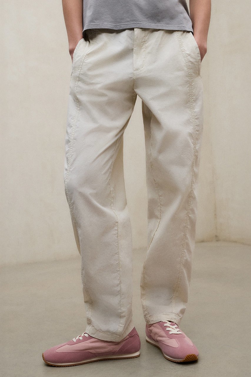 【エコアルフ/ECOALF】のRIPOLL パンツ / RIPOLL PANTS WOMAN インテリア・キッズ・メンズ・レディースファッション・服の通販 founy(ファニー) 　ファッション　Fashion　レディースファッション　Fashion for Women　パンツ　Pants & Trousers　コレクション　Collection, Seasonal Line　ボトム　Bottoms, Lower Wear　ヴィンテージ　Vintage Style　新作・新入荷　New Arrivals / New In　ライトグレー|ID: prp329100004933203 ipo3291000000037027815