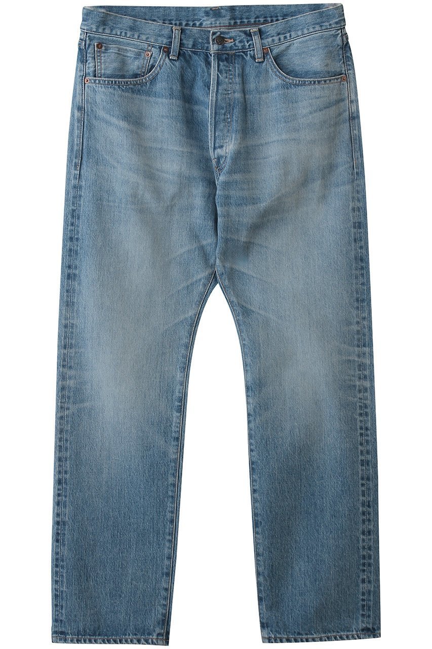 【ブルックス ブラザーズ/Brooks Brothers / MEN】の【MEN】ストーンウォッシュデニム ファイブポケットパンツ インテリア・キッズ・メンズ・レディースファッション・服の通販 founy(ファニー) 　ファッション　Fashion　メンズファッション　Fashion for Men　ボトムス　Bottoms　ウォッシュ　Washed Finish　ストレート　Straight, Straight Cut　テーパード　Tapered, Tapered Pants　デニム　Denim, Jeans Material　パッチ　Patch, Appliqué　ロールアップ　Roll-Up, Cuffed Hem　ヴィンテージ　Vintage Style　新作・新入荷　New Arrivals / New In　ブルー|ID: prp329100004933212 ipo3291000000037027863