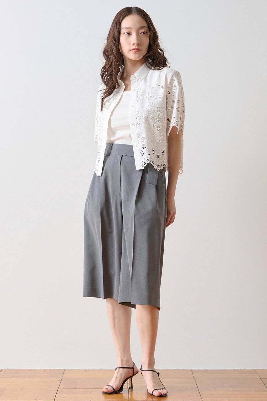 【ティアラ/Tiara】のワイドタックハーフパンツ 人気、トレンドファッション・服の通販 founy(ファニー) 　ファッション　Fashion　レディースファッション　Fashion for Women　パンツ　Pants & Trousers　ショートパンツ・ハーフパンツ　High-Waisted & Relaxed Shorts　おすすめ　Recommended / Our Picks　カットソー　Cut and Sewn Top　ショート　Short, Short Length　シンプル　Simple, Minimal　セットアップ　Set-Up, Coordinated Outfit　ハーフ　Half, Half-Length　ボトム　Bottoms, Lower Wear　吸水　Absorbent, Quick-Dry　新作・新入荷　New Arrivals / New In　other-4|ID: prp329100004933225 ipo3291000000037027971