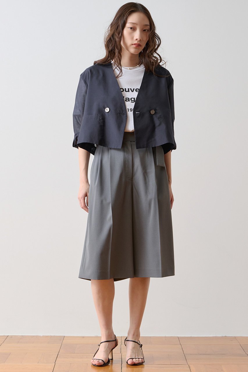 【ティアラ/Tiara】のワイドタックハーフパンツ 人気、トレンドファッション・服の通販 founy(ファニー) 　ファッション　Fashion　レディースファッション　Fashion for Women　パンツ　Pants & Trousers　ショートパンツ・ハーフパンツ　High-Waisted & Relaxed Shorts　おすすめ　Recommended / Our Picks　カットソー　Cut and Sewn Top　ショート　Short, Short Length　シンプル　Simple, Minimal　セットアップ　Set-Up, Coordinated Outfit　ハーフ　Half, Half-Length　ボトム　Bottoms, Lower Wear　吸水　Absorbent, Quick-Dry　新作・新入荷　New Arrivals / New In　other-7|ID: prp329100004933225 ipo3291000000037027976