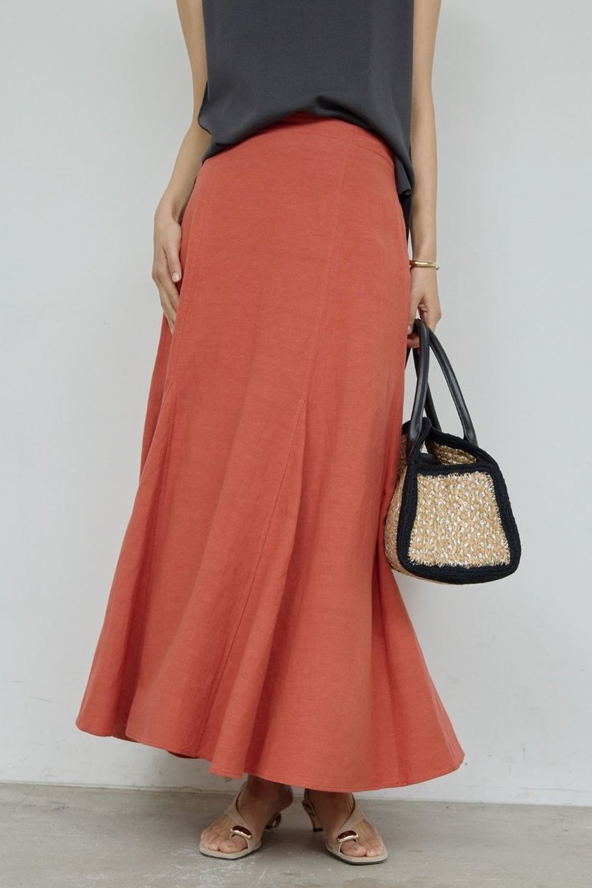 【ガリャルダガランテ/GALLARDAGALANTE】のリネンマチフレアスカート 人気、トレンドファッション・服の通販 founy(ファニー) 　ファッション　Fashion　レディースファッション　Fashion for Women　スカート　Skirts　Aライン・フレアスカート　A-Line & Flared Skirts　ロングスカート　Long Skirts / Maxi & Midi Skirts　シンプル　Simple, Minimal　リネン　Linen, Linen Fabric　ロング　Long, Long-Length　新作・新入荷　New Arrivals / New In　 other-1|ID: prp329100004933231 ipo3291000000037028004