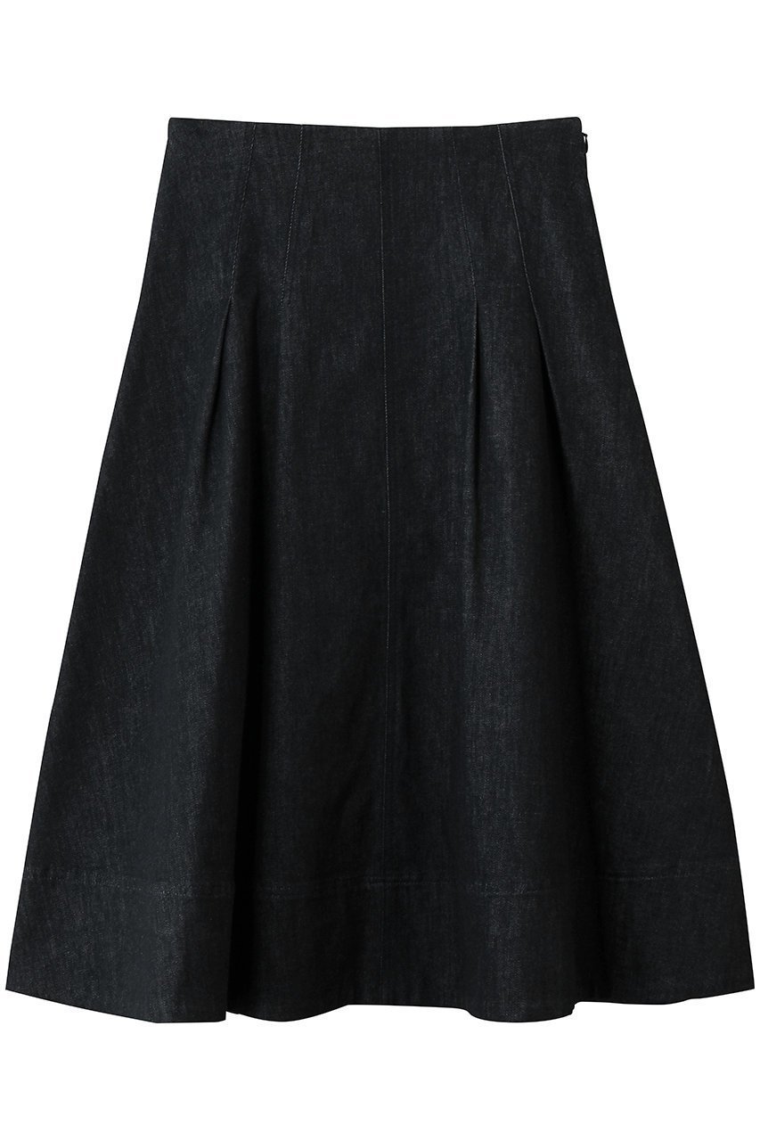 【ブルックス ブラザーズ/Brooks Brothers】のストレッチコットンデニム ミディ フレアスカート インテリア・キッズ・メンズ・レディースファッション・服の通販 founy(ファニー) 　ファッション　Fashion　レディースファッション　Fashion for Women　スカート　Skirts　Aライン・フレアスカート　A-Line & Flared Skirts　インディゴ　Indigo Denim　エレガント 上品　Elegant　デニム　Denim, Jeans Material　フレア　Flare, Flared　夏　Summer　新作・新入荷　New Arrivals / New In　春　Spring　S/S・春夏　SS, Spring/Summer, Warm Season　A/W・秋冬　Autumn/Winter　ネイビー|ID: prp329100004933234 ipo3291000000037028024