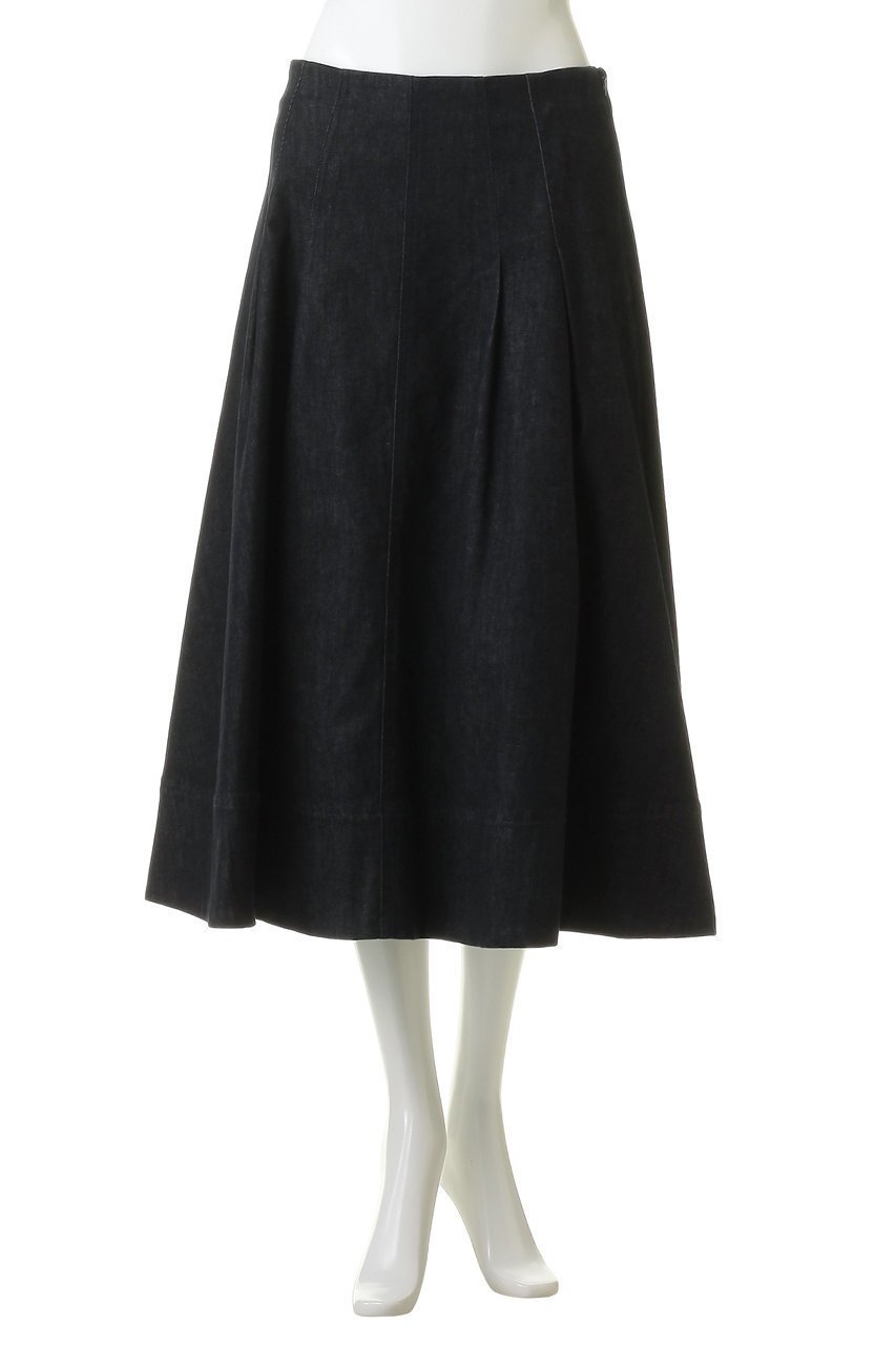 【ブルックス ブラザーズ/Brooks Brothers】のストレッチコットンデニム ミディ フレアスカート 人気、トレンドファッション・服の通販 founy(ファニー) 　ファッション　Fashion　レディースファッション　Fashion for Women　スカート　Skirts　Aライン・フレアスカート　A-Line & Flared Skirts　インディゴ　Indigo Denim　エレガント 上品　Elegant　デニム　Denim, Jeans Material　フレア　Flare, Flared　夏　Summer　新作・新入荷　New Arrivals / New In　春　Spring　S/S・春夏　SS, Spring/Summer, Warm Season　A/W・秋冬　Autumn/Winter　other-2|ID: prp329100004933234 ipo3291000000037028025