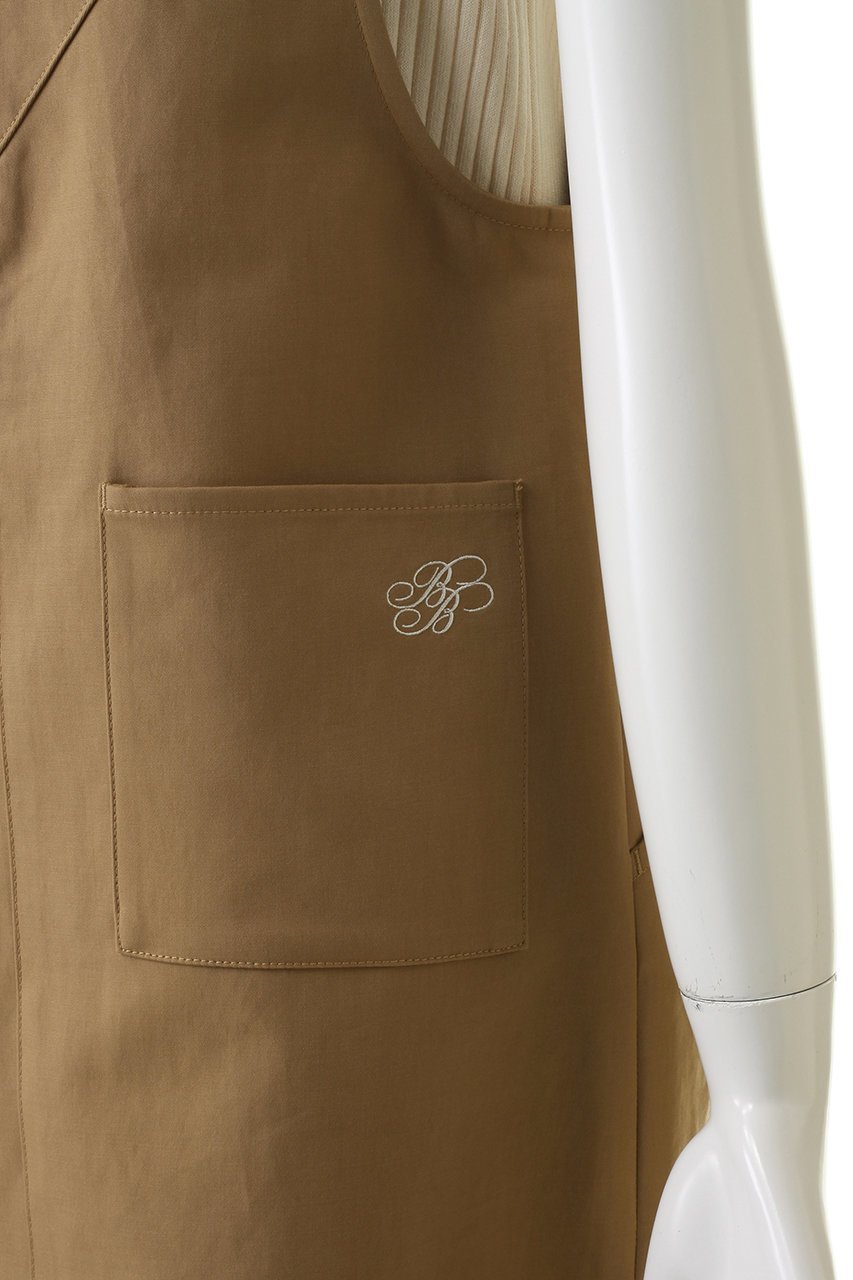 【ブルックス ブラザーズ/Brooks Brothers】の【Double B Collection】コットン BBロゴ ジャンパースカート 人気、トレンドファッション・服の通販 founy(ファニー) 　ファッション　Fashion　レディースファッション　Fashion for Women　スカート　Skirts　ロングスカート　Long Skirts / Maxi & Midi Skirts　なめらか　Smooth, Silky Texture　セーター　Sweater, Knitwear　トレンド　Trend, Trending Now　ドレス　Dress, One-Piece　フォルム　Silhouette, Form　ポケット　Pocket, Pocket Detail　マーメイド　Mermaid, Fishtail Silhouette　ロング　Long, Long-Length　ワンポイント　One Point, Statement Accent　夏　Summer　新作・新入荷　New Arrivals / New In　春　Spring　S/S・春夏　SS, Spring/Summer, Warm Season　A/W・秋冬　Autumn/Winter　other-6|ID: prp329100004933236 ipo3291000000037028040