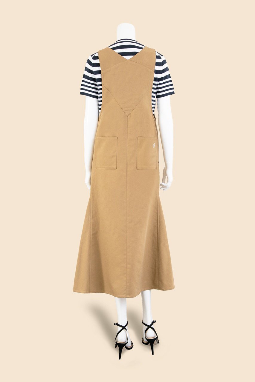 【ブルックス ブラザーズ/Brooks Brothers】の【Double B Collection】コットン BBロゴ ジャンパースカート 人気、トレンドファッション・服の通販 founy(ファニー) 　ファッション　Fashion　レディースファッション　Fashion for Women　スカート　Skirts　ロングスカート　Long Skirts / Maxi & Midi Skirts　なめらか　Smooth, Silky Texture　セーター　Sweater, Knitwear　トレンド　Trend, Trending Now　ドレス　Dress, One-Piece　フォルム　Silhouette, Form　ポケット　Pocket, Pocket Detail　マーメイド　Mermaid, Fishtail Silhouette　ロング　Long, Long-Length　ワンポイント　One Point, Statement Accent　夏　Summer　新作・新入荷　New Arrivals / New In　春　Spring　S/S・春夏　SS, Spring/Summer, Warm Season　A/W・秋冬　Autumn/Winter　other-8|ID: prp329100004933236 ipo3291000000037028042