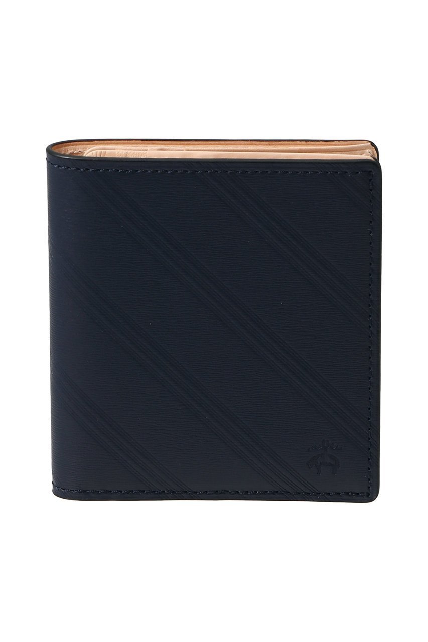 【ブルックス ブラザーズ/Brooks Brothers / MEN】の【MEN】カウレザー BB#1ストライプ 2フォールドウォレット インテリア・キッズ・メンズ・レディースファッション・服の通販 founy(ファニー) 　ファッション　Fashion　メンズファッション　Fashion for Men　ウォレット　Wallet　ガラス　Glass, Glassware　クラシック　Classic, Timeless Style　コイン　Coin, Coin Design　コンパクト　Compact, Small Size　ジャケット　Jacket, Outerwear　ストライプ　Stripe, Striped Pattern　スマート　Smart, Elegant　財布　Wallet, Purse　ボックス　Boxy, Box Shape　ポケット　Pocket, Pocket Detail　エレガント 上品　Elegant　新作・新入荷　New Arrivals / New In　ネイビー|ID: prp329100004935544 ipo3291000000037037850