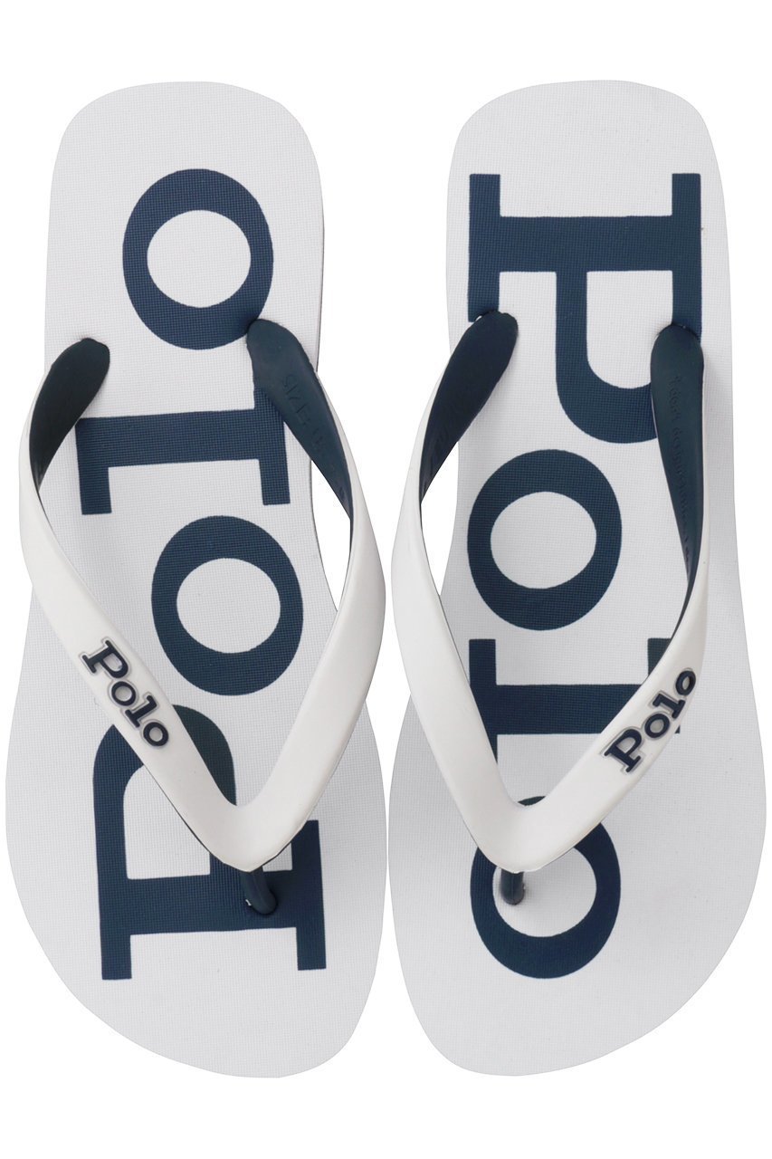 【ラルフローレン/RALPH LAUREN / MEN】の【MEN】【POLO RALPH LAUREN】ボルト ロゴ フリップフロップ インテリア・キッズ・メンズ・レディースファッション・服の通販 founy(ファニー) 　ファッション　Fashion　メンズファッション　Fashion for Men　インソール　Shoe Insole　サンダル　Sandals, Summer Shoes　ビーチ　Beach, Seaside　プリント　Print, Printed Pattern　ラバー　Rubber, Rubber Sole　リゾート　Resort, Vacation Style　夏　Summer　新作・新入荷　New Arrivals / New In　ホワイト|ID: prp329100004935547 ipo3291000000037037870