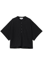 【アメリカーナ/Americana】のヘンリーネックワイドTシャツ ブラック|ID: prp329100004935548 ipo3291000000037037879