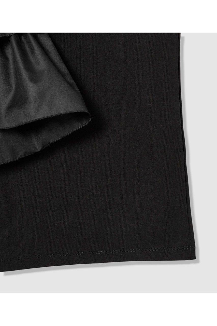 【アルアバイル/allureville】の【LOULOU WILLOUGHBY】スパイラルフリルTシャツ 人気、トレンドファッション・服の通販 founy(ファニー) 　ファッション　Fashion　レディースファッション　Fashion for Women　トップス・カットソー　Cut & Sew Tops　キャミソール&ノースリーブ　Camisoles & Sleeveless Tops　シャツ・ブラウス・オフィスカジュアル　Elegant Blouses & Button-Ups　ロングTシャツ・Tシャツ　Longline T-Shirts & Tees　カットソー・ベーシックTシャツ　Cut-and-Sewn Tops / Stretch Tees & Basics　キャミソール　Camisole, Spaghetti Strap Top　ギャザー　Gathered, Ruffled　シンプル　Simple, Minimal　タフタ　Taffeta, Structured Fabric　タンク　Tank Top, Sleeveless Top　フリル　Frill, Ruffle　再入荷　Restock / Back in Stock　夏　Summer　other-4|ID: prp329100004935550 ipo3291000000037037895