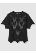 【アルアバイル/allureville】の【LOULOU WILLOUGHBY】オーガンスカラTシャツ ブラック|ID: prp329100004935551 ipo3291000000037037902