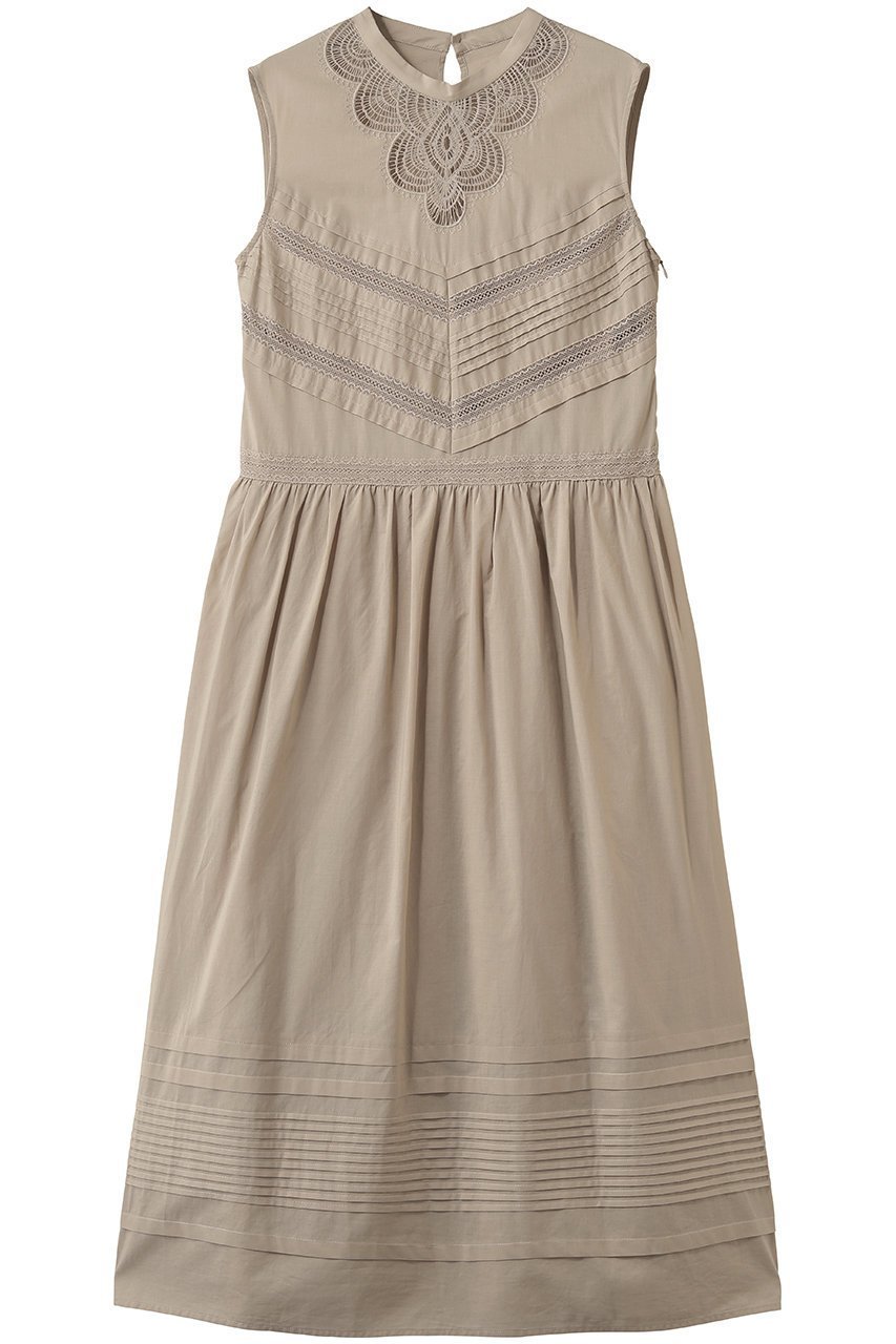 【スリー ドッツ/three dots】のジェローム レースドレス インテリア・キッズ・メンズ・レディースファッション・服の通販 founy(ファニー) 　ファッション　Fashion　レディースファッション　Fashion for Women　ワンピース　Dresses　フォーマル・パーティードレス・結婚式用ドレス　Elegant & Casual Dresses　チュニック　Tunic Tops & Dresses　チュニック　Tunic, Long Top　ドレス　Dress, One-Piece　フェミニン　Feminine, Girly　フレア　Flare, Flared　レース　Lace, Lace Fabric　ロング　Long, Long-Length　新作・新入荷　New Arrivals / New In　旅行　Travel　ベージュ|ID: prp329100004935555 ipo3291000000037037939