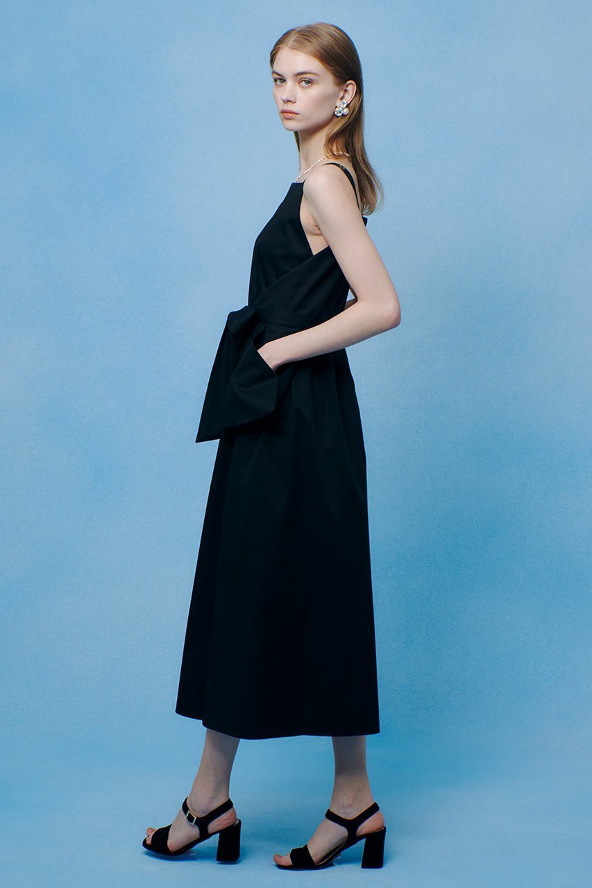 【アルアバイル/allureville】の【LOULOU WILLOUGHBY】コットンサテンエプロンワンピース 人気、トレンドファッション・服の通販 founy(ファニー) 　ファッション　Fashion　レディースファッション　Fashion for Women　ワンピース　Dresses　チュニック　Tunic Tops & Dresses　ギャザー　Gathered, Ruffled　サテン　Satin, Glossy Fabric　チュニック　Tunic, Long Top　フィット　Fit, Slim Fit　ロング　Long, Long-Length　夏　Summer　新作・新入荷　New Arrivals / New In　other-8|ID: prp329100004935556 ipo3291000000037037953