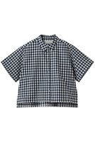 【ミディウミ/MidiUmi】のseersucker check shirt シャツ 人気、トレンドファッション・服の通販 founy(ファニー) ファッション Fashion レディースファッション Fashion for Women トップス・カットソー Cut & Sew Tops シャツ・ブラウス・オフィスカジュアル Elegant Blouses & Button-Ups クロップド Cropped, Short Length ショート Short, Short Length スリーブ Sleeve, Long Sleeve / Short Sleeve チェック Check, Plaid, Tartan トレンド Trend, Trending Now 半袖 Short Sleeve, Half Sleeve 夏 Summer 新作・新入荷 New Arrivals / New In 春 Spring S/S・春夏 SS, Spring/Summer, Warm Season |ID:prp329100004935558