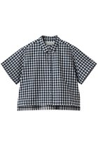 【ミディウミ/MidiUmi】のseersucker check shirt シャツ 人気、トレンドファッション・服の通販 founy(ファニー) ファッション Fashion レディースファッション Fashion for Women トップス・カットソー Cut & Sew Tops シャツ・ブラウス・オフィスカジュアル Elegant Blouses & Button-Ups クロップド Cropped, Short Length ショート Short, Short Length スリーブ Sleeve, Long Sleeve / Short Sleeve チェック Check, Plaid, Tartan トレンド Trend, Trending Now 半袖 Short Sleeve, Half Sleeve 夏 Summer 新作・新入荷 New Arrivals / New In 春 Spring S/S・春夏 SS, Spring/Summer, Warm Season thumbnail navy|ID: prp329100004935558 ipo3291000000037037962