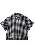 【ミディウミ/MidiUmi】のseersucker check shirt シャツ 人気、トレンドファッション・服の通販 founy(ファニー) ファッション Fashion レディースファッション Fashion for Women トップス・カットソー Cut & Sew Tops シャツ・ブラウス・オフィスカジュアル Elegant Blouses & Button-Ups クロップド Cropped, Short Length ショート Short, Short Length スリーブ Sleeve, Long Sleeve / Short Sleeve チェック Check, Plaid, Tartan トレンド Trend, Trending Now 半袖 Short Sleeve, Half Sleeve 夏 Summer 新作・新入荷 New Arrivals / New In 春 Spring S/S・春夏 SS, Spring/Summer, Warm Season thumbnail black|ID: prp329100004935558 ipo3291000000037037963