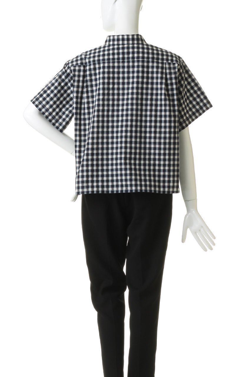 【ミディウミ/MidiUmi】のseersucker check shirt シャツ 人気、トレンドファッション・服の通販 founy(ファニー) 　ファッション　Fashion　レディースファッション　Fashion for Women　トップス・カットソー　Cut & Sew Tops　シャツ・ブラウス・オフィスカジュアル　Elegant Blouses & Button-Ups　クロップド　Cropped, Short Length　ショート　Short, Short Length　スリーブ　Sleeve, Long Sleeve / Short Sleeve　チェック　Check, Plaid, Tartan　トレンド　Trend, Trending Now　半袖　Short Sleeve, Half Sleeve　夏　Summer　新作・新入荷　New Arrivals / New In　春　Spring　S/S・春夏　SS, Spring/Summer, Warm Season　other-4|ID: prp329100004935558 ipo3291000000037037966