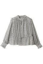 【ジェイドット/j.】のシフォンジョーゼット スタンドフリルブラウス 人気、トレンドファッション・服の通販 founy(ファニー) ファッション Fashion レディースファッション Fashion for Women トップス・カットソー Cut & Sew Tops シャツ・ブラウス・オフィスカジュアル Elegant Blouses & Button-Ups ギャザー Gathered, Ruffled シフォン Chiffon, Lightweight Fabric ジョーゼット Georgette, Semi-Sheer Fabric スタンド Stand Collar, Upright Stand スリーブ Sleeve, Long Sleeve / Short Sleeve ドット Polka Dot, Dot Pattern フェミニン Feminine, Girly フリル Frill, Ruffle モノトーン Monotone, Black and White ロング Long, Long-Length 定番 Standard, Basic Item 新作・新入荷 New Arrivals / New In thumbnail ホワイト|ID: prp329100004935560 ipo3291000000037037979