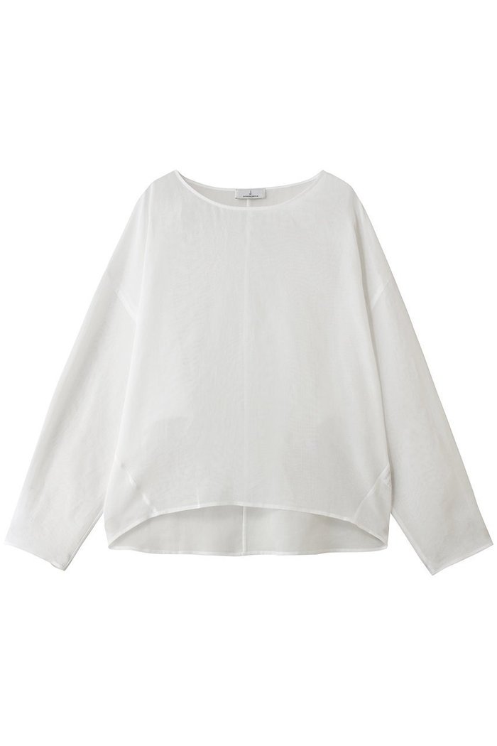 【ジェイドット/j.】の強撚オーガンジー Tブラウス インテリア・キッズ・メンズ・レディースファッション・服の通販 founy(ファニー) https://founy.com/ ファッション Fashion レディースファッション Fashion for Women トップス・カットソー Cut & Sew Tops シャツ・ブラウス・オフィスカジュアル Elegant Blouses & Button-Ups おすすめ Recommended / Our Picks インナー Innerwear オーガンジー Organza Fabric コンビネゾン Jumpsuit, All-in-One スリーブ Sleeve, Long Sleeve / Short Sleeve チュニック Tunic, Long Top ロング Long, Long-Length 夏 Summer 新作・新入荷 New Arrivals / New In 春 Spring S/S・春夏 SS, Spring/Summer, Warm Season |ID: prp329100004935562 ipo3291000000037037998