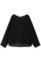 【ジェイドット/j.】の強撚オーガンジー Tブラウス 人気、トレンドファッション・服の通販 founy(ファニー) ファッション Fashion レディースファッション Fashion for Women トップス・カットソー Cut & Sew Tops シャツ・ブラウス・オフィスカジュアル Elegant Blouses & Button-Ups おすすめ Recommended / Our Picks インナー Innerwear オーガンジー Organza Fabric コンビネゾン Jumpsuit, All-in-One スリーブ Sleeve, Long Sleeve / Short Sleeve チュニック Tunic, Long Top ロング Long, Long-Length 夏 Summer 新作・新入荷 New Arrivals / New In 春 Spring S/S・春夏 SS, Spring/Summer, Warm Season thumbnail ブラック|ID: prp329100004935562 ipo3291000000037038000