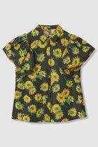 【アルアバイル/allureville】の【LOULOU WILLOUGHBY】サンフラワープリントバルーンスリーブシャツ 人気、トレンドファッション・服の通販 founy(ファニー) ファッション Fashion レディースファッション Fashion for Women トップス・カットソー Cut & Sew Tops シャツ・ブラウス・オフィスカジュアル Elegant Blouses & Button-Ups 花柄・フラワープリント・モチーフ Floral Prints & Motifs / Flower Pattern Tops ショート Short, Short Length スリーブ Sleeve, Long Sleeve / Short Sleeve タフタ Taffeta, Structured Fabric トレンド Trend, Trending Now バルーン Balloon, Balloon Silhouette プリント Print, Printed Pattern 夏 Summer 新作・新入荷 New Arrivals / New In thumbnail ブラック系|ID: prp329100004935564 ipo3291000000037038019