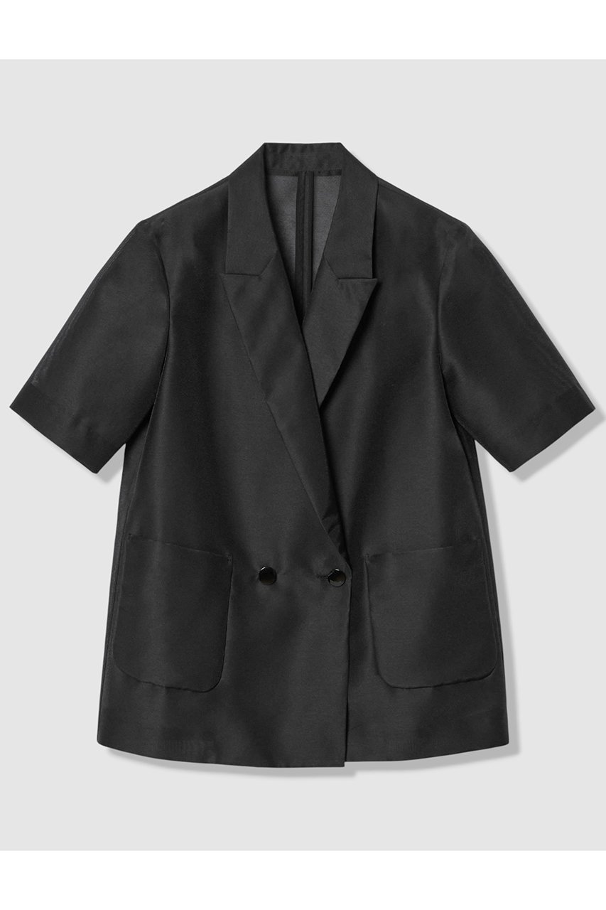 【アルアバイル/allureville】の【LOULOU WILLOUGHBY】スパンオーガンハーフスリーブジャケット 人気、トレンドファッション・服の通販 founy(ファニー) 　ファッション　Fashion　レディースファッション　Fashion for Women　アウター　Coat / Outerwear Collection　レディースジャケット・軽アウター　Jackets　ジャケット　Jacket, Outerwear　夏　Summer　新作・新入荷　New Arrivals / New In　 other-1|ID: prp329100004935566 ipo3291000000037038037