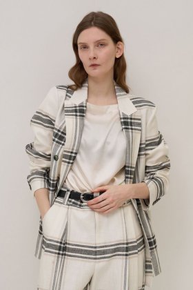 【アンビラン/unbilanc】のリネンチェックローラマイルジャケット 人気、トレンドファッション・服の通販 founy(ファニー) ファッション Fashion レディースファッション Fashion for Women アウター Coat / Outerwear Collection レディースジャケット・軽アウター Jackets カッティング Cutting Detail ジャケット Jacket, Outerwear ダブル Double, Double-Breasted チェック Check, Plaid, Tartan リネン Linen, Linen Fabric エレガント 上品 Elegant 新作・新入荷 New Arrivals / New In |ID:prp329100004935567