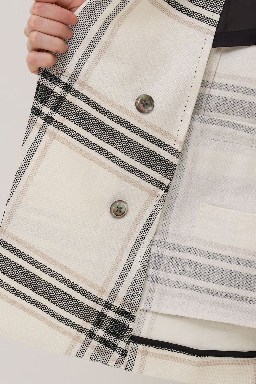 【アンビラン/unbilanc】のリネンチェックローラマイルジャケット 人気、トレンドファッション・服の通販 founy(ファニー) 　ファッション　Fashion　レディースファッション　Fashion for Women　アウター　Coat / Outerwear Collection　レディースジャケット・軽アウター　Jackets　カッティング　Cutting Detail　ジャケット　Jacket, Outerwear　ダブル　Double, Double-Breasted　チェック　Check, Plaid, Tartan　リネン　Linen, Linen Fabric　エレガント 上品　Elegant　新作・新入荷　New Arrivals / New In　other-7|ID: prp329100004935567 ipo3291000000037038053