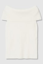 【アナイ/ANAYI】のオフショルダーリブ プルオーバー ホワイト|ID: prp329100004935570 ipo3291000000037038073