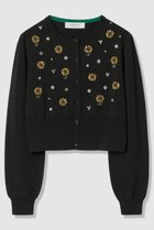 【アルアバイル/allureville】の〈WEB 一部店舗限定〉【LOULOU WILLOUGHBY】サンフラワービジューカーディガン ブラック|ID: prp329100004935572 ipo3291000000037038097