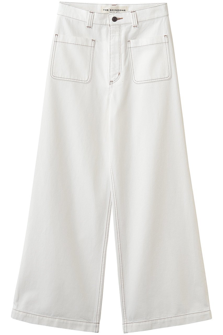 【シンゾーン/Shinzone】のマリンデニムパンツ 人気、トレンドファッション・服の通販 founy(ファニー) 　ファッション　Fashion　レディースファッション　Fashion for Women　パンツ　Pants & Trousers　デニムパンツ・ジーンズ・美脚デニム　Denim Jeans & Pants　デニム　Denim, Jeans Material　パターン　Pattern, Design Print　パッチ　Patch, Appliqué　フィット　Fit, Slim Fit　フロント　Front, Front Design　ポケット　Pocket, Pocket Detail　リラックス　Relax, Relaxed Fit　夏　Summer　新作・新入荷　New Arrivals / New In　 other-1|ID: prp329100004935576 ipo3291000000037038127