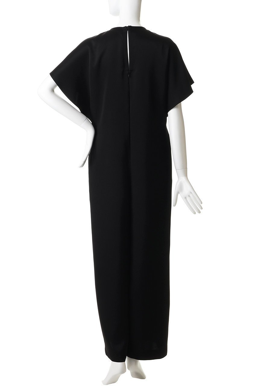 【ジェイドット/j.】のダブルサテン オールインワン 人気、トレンドファッション・服の通販 founy(ファニー) 　ファッション　Fashion　レディースファッション　Fashion for Women　パンツ　Pants & Trousers　エレガント 上品　Elegant　サテン　Satin, Glossy Fabric　シンプル　Simple, Minimal　ジュエリー　Jewelry, Accessories　スリーブ　Sleeve, Long Sleeve / Short Sleeve　ダブル　Double, Double-Breasted　フレア　Flare, Flared　新作・新入荷　New Arrivals / New In　other-4|ID: prp329100004935578 ipo3291000000037038147