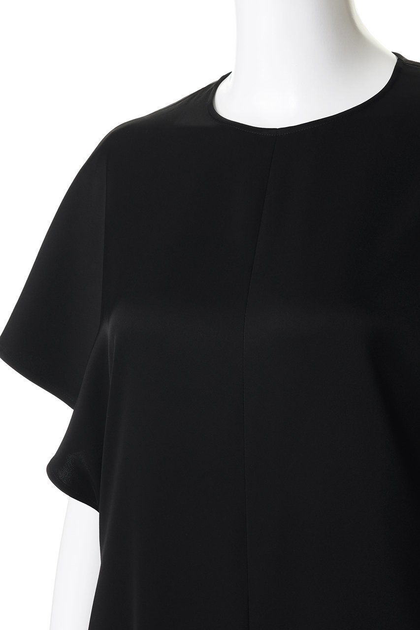 【ジェイドット/j.】のダブルサテン オールインワン 人気、トレンドファッション・服の通販 founy(ファニー) 　ファッション　Fashion　レディースファッション　Fashion for Women　パンツ　Pants & Trousers　エレガント 上品　Elegant　サテン　Satin, Glossy Fabric　シンプル　Simple, Minimal　ジュエリー　Jewelry, Accessories　スリーブ　Sleeve, Long Sleeve / Short Sleeve　ダブル　Double, Double-Breasted　フレア　Flare, Flared　新作・新入荷　New Arrivals / New In　other-5|ID: prp329100004935578 ipo3291000000037038148