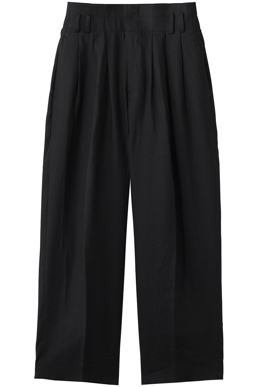 【アンビラン/unbilanc】のラミール3タックトラウザー インテリア・キッズ・メンズ・レディースファッション・服の通販 founy(ファニー) 　ファッション　Fashion　レディースファッション　Fashion for Women　パンツ　Pants & Trousers　クロップド　Cropped, Short Length　コンパクト　Compact, Small Size　フォルム　Silhouette, Form　フロント　Front, Front Design　夏　Summer　新作・新入荷　New Arrivals / New In　ブラック|ID: prp329100004935587 ipo3291000000037038210