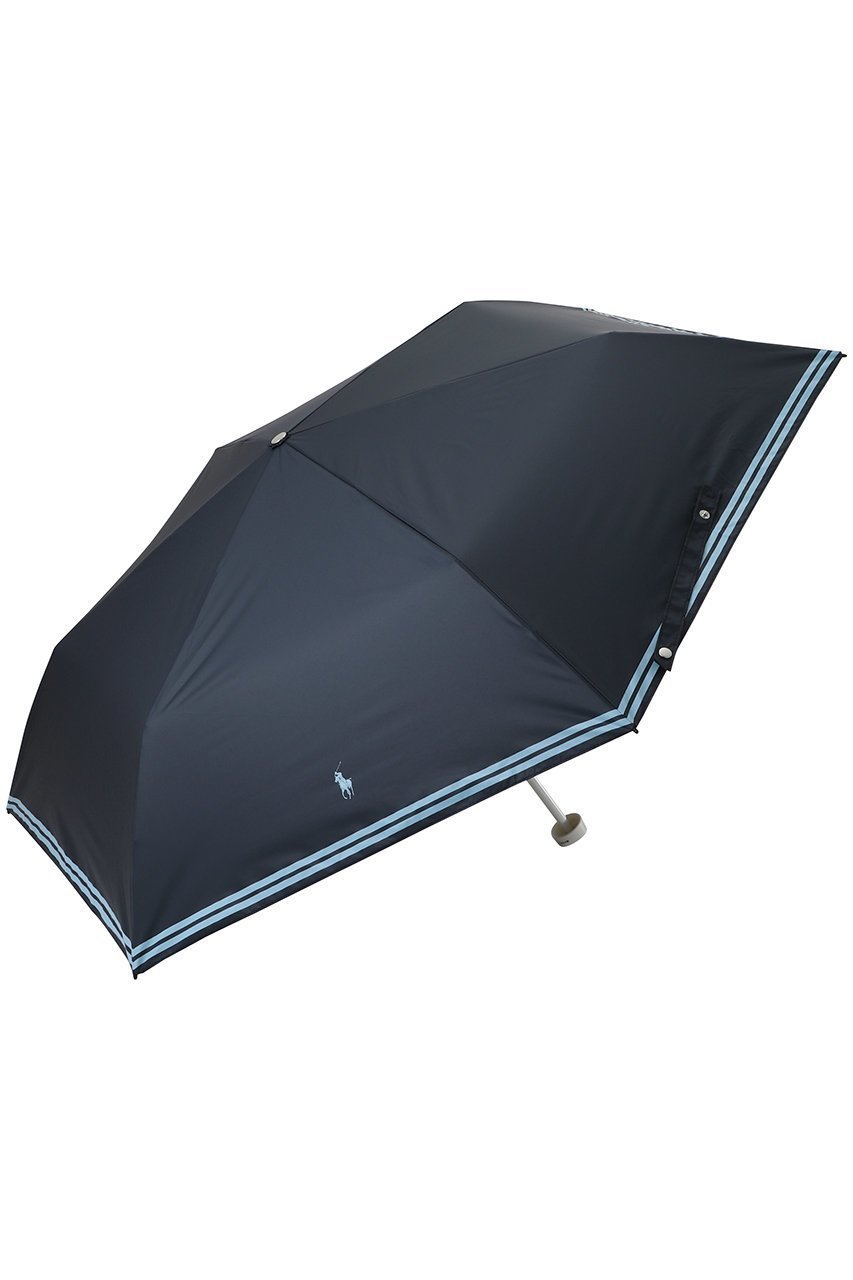 【ポロラルフローレン/POLO RALPH LAUREN】の【晴雨兼用】折畳傘PPボーダー インテリア・キッズ・メンズ・レディースファッション・服の通販 founy(ファニー) 　ファッション　Fashion　レディースファッション　Fashion for Women　レイングッズ・傘・晴雨兼用傘　Umbrellas & Rain Gear　コンパクト　Compact, Small Size　ハンカチ　Handkerchief, Hanky　ボーダー　Border, Stripe　傘　Umbrella, Parasol　夏　Summer　旅行　Travel　時計　Watch, Wristwatch　ビジネス 仕事 通勤　Business / Work / Commuting　ディープブルー|ID: prp329100004936552 ipo3291000000037043439
