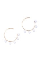【ルボンボン/les bonbon】のflotter pearl hoop ピアス S イエローゴールド|ID: prp329100004936564 ipo3291000000037043500