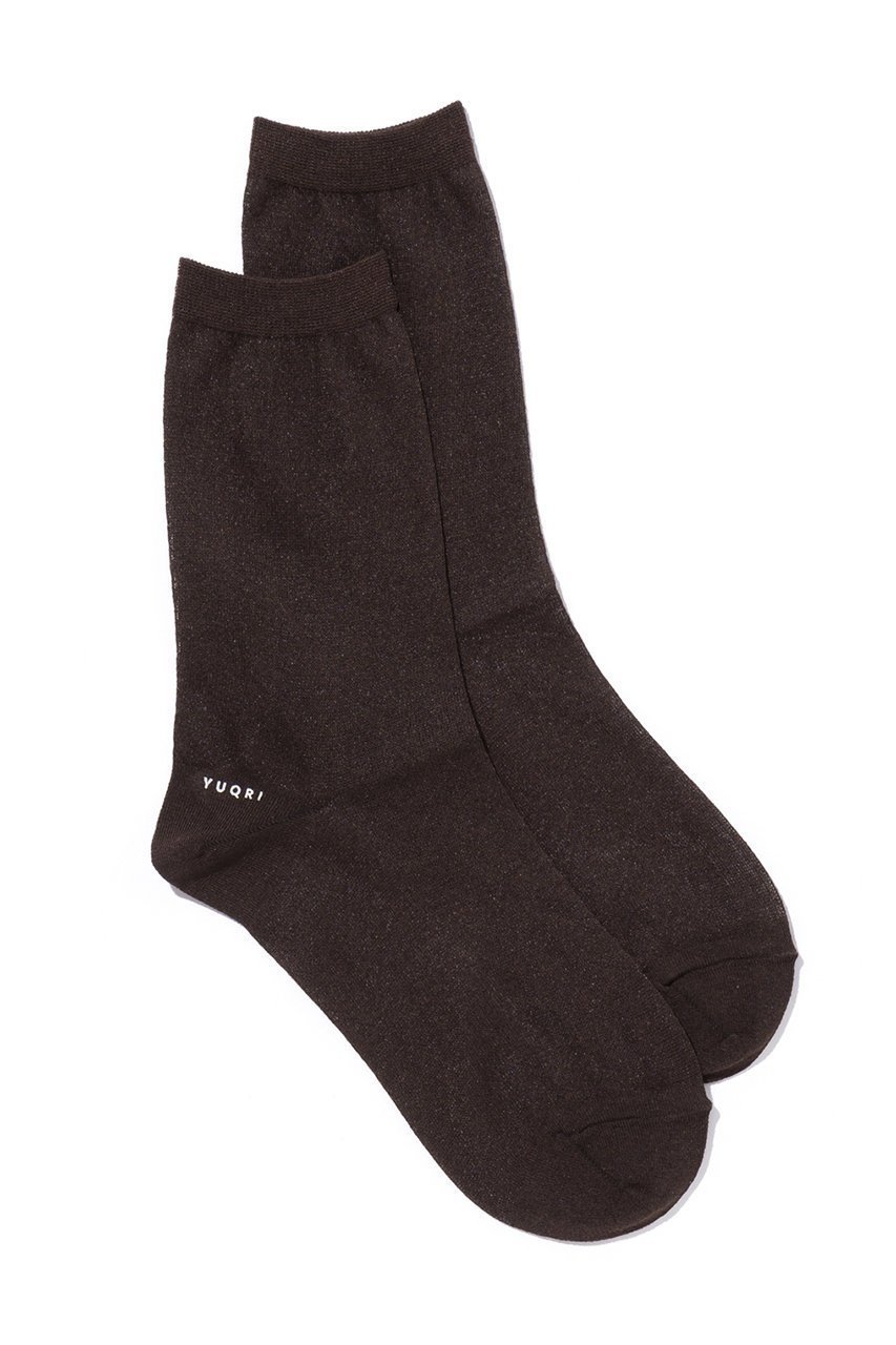 【ユクリ/YUQRI】のChiffon ソックス インテリア・キッズ・メンズ・レディースファッション・服の通販 founy(ファニー) 　ファッション　Fashion　レディースファッション　Fashion for Women　ソックス&靴下　Socks & Hosiery　レッグウェア・ストッキング　Legwear & Hosiery　サンダル　Sandals, Summer Shoes　シューズ　Shoes, Footwear　ソックス　Socks, Hosiery　フラット　Flat, Flat Shoes　再入荷　Restock / Back in Stock　エレガント 上品　Elegant　ブラウン|ID: prp329100004936599 ipo3291000000037043710