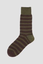 【マーガレットハウエル/MARGARET HOWELL】のNARROW STRIPE COTTON SOCKS 人気、トレンドファッション・服の通販 founy(ファニー) ファッション Fashion レディースファッション Fashion for Women ソックス&靴下 Socks & Hosiery レッグウェア・ストッキング Legwear & Hosiery ストライプ Stripe, Striped Pattern ソックス Socks, Hosiery ヴィンテージ Vintage Style thumbnail カーキ|ID: prp329100004936604 ipo3291000000037043746