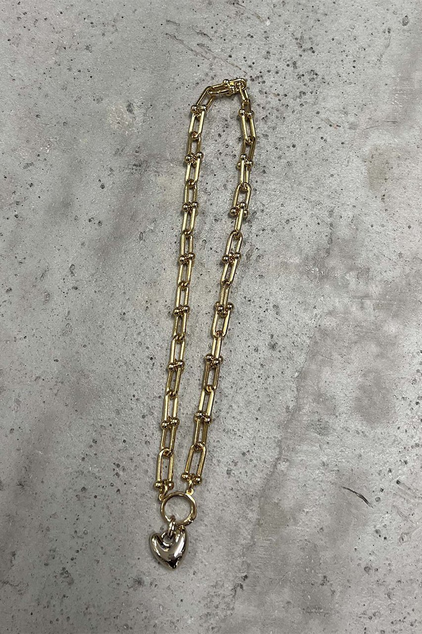 【メゾンスペシャル/MAISON SPECIAL】のハートチャームネックレス(ucalyptコラボ) インテリア・キッズ・メンズ・レディースファッション・服の通販 founy(ファニー) 　ファッション　Fashion　レディースファッション　Fashion for Women　ジュエリー　Jewelry　ネックレス　Necklaces & Pendants　グラフィック　Graphic, Graphic Design　コラボ　Collaboration, Collab　ジュエリー　Jewelry, Accessories　チェーン　Chain, Chain Strap　チャーム　Charm, Pendant　ネックレス　Necklace, Pendant Necklace　ブレスレット　Bracelet, Wristband　再入荷　Restock / Back in Stock　日本製　Made In Japan　GLD(ゴールド)|ID: prp329100004936611 ipo3291000000037043797