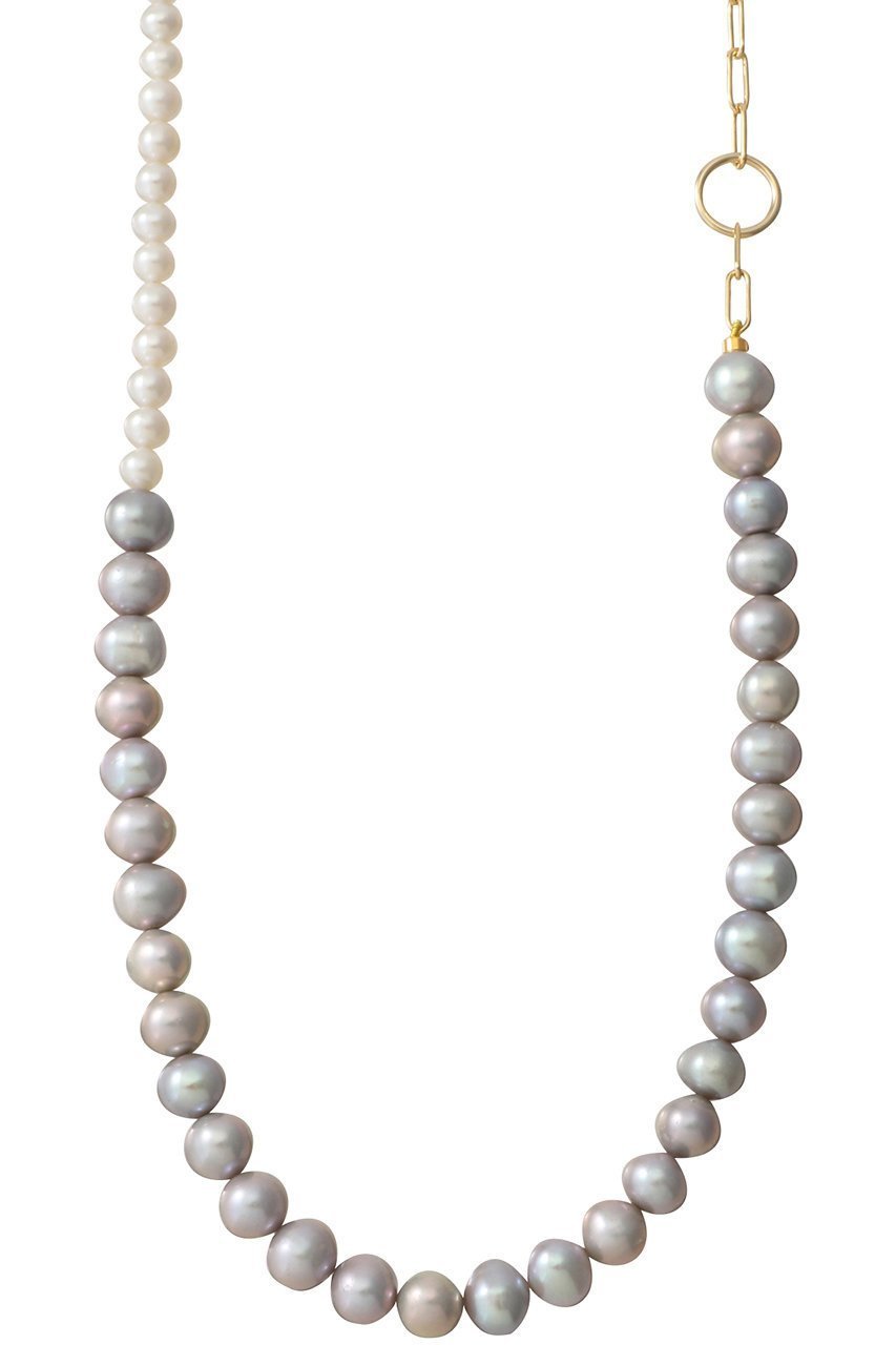 【ナチュラリジュエリ/NATURALI JEWELRY】のパールドッキングネックレス インテリア・キッズ・メンズ・レディースファッション・服の通販 founy(ファニー) 　ファッション　Fashion　レディースファッション　Fashion for Women　ジュエリー　Jewelry　ネックレス　Necklaces & Pendants　シンプル　Simple, Minimal　チェーン　Chain, Chain Strap　ネックレス　Necklace, Pendant Necklace　パーティ　Party, Party Style　パール　Pearl, Pearl Accent　グレー|ID: prp329100004936614 ipo3291000000037043819