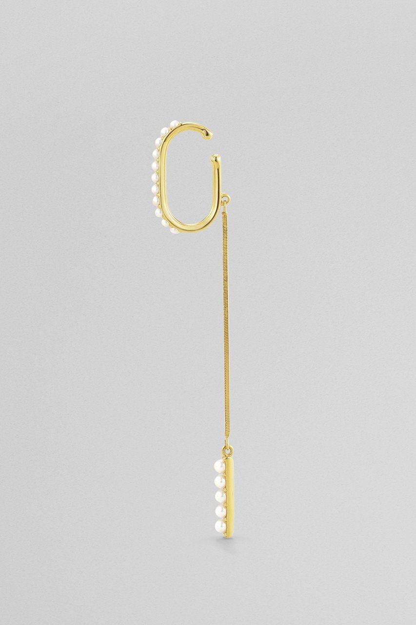 【プラス ヴァンドーム/Plus Vendome】のPEARL イヤーカフ(片耳用) 人気、トレンドファッション・服の通販 founy(ファニー) 　ファッション　Fashion　レディースファッション　Fashion for Women　ジュエリー　Jewelry　ファッションリング　Fashion Rings　イヤリング・フープ・ドロップタイプ　Hoop, Drop & Clip Earrings　イエロー　Yellow　イヤリング　Earrings　イヤーカフ　Ear Cuffs　コレクション　Collection, Seasonal Line　コーティング　Coating, Coated Finish　チェーン　Chain, Chain Strap　パール　Pearl, Pearl Accent　メタル　Metal, Metal Parts　ロング　Long, Long-Length　片耳　One-Ear, Single Earring　other-3|ID: prp329100004936619 ipo3291000000037043856