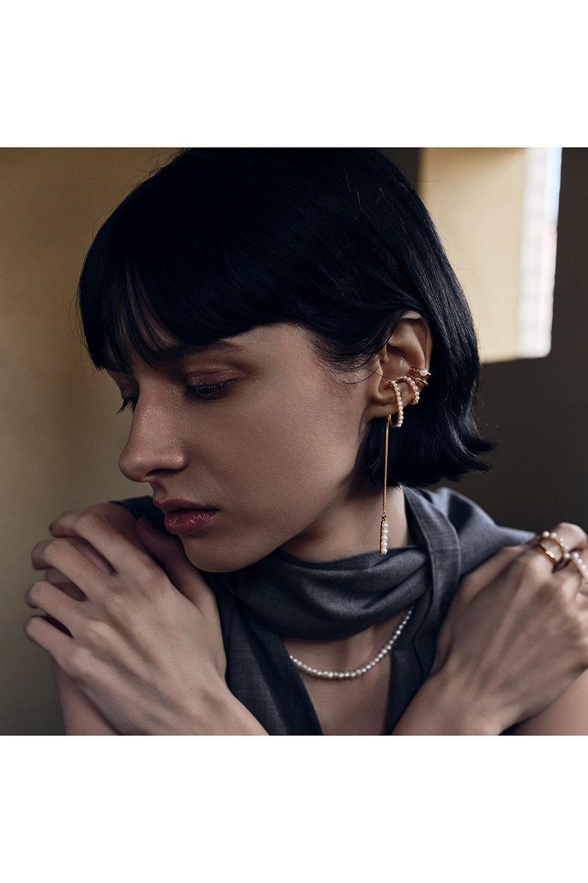 【プラス ヴァンドーム/Plus Vendome】のPEARL イヤーカフ(片耳用) 人気、トレンドファッション・服の通販 founy(ファニー) 　ファッション　Fashion　レディースファッション　Fashion for Women　ジュエリー　Jewelry　ファッションリング　Fashion Rings　イヤリング・フープ・ドロップタイプ　Hoop, Drop & Clip Earrings　イエロー　Yellow　イヤリング　Earrings　イヤーカフ　Ear Cuffs　コレクション　Collection, Seasonal Line　コーティング　Coating, Coated Finish　チェーン　Chain, Chain Strap　パール　Pearl, Pearl Accent　メタル　Metal, Metal Parts　ロング　Long, Long-Length　片耳　One-Ear, Single Earring　other-6|ID: prp329100004936619 ipo3291000000037043859