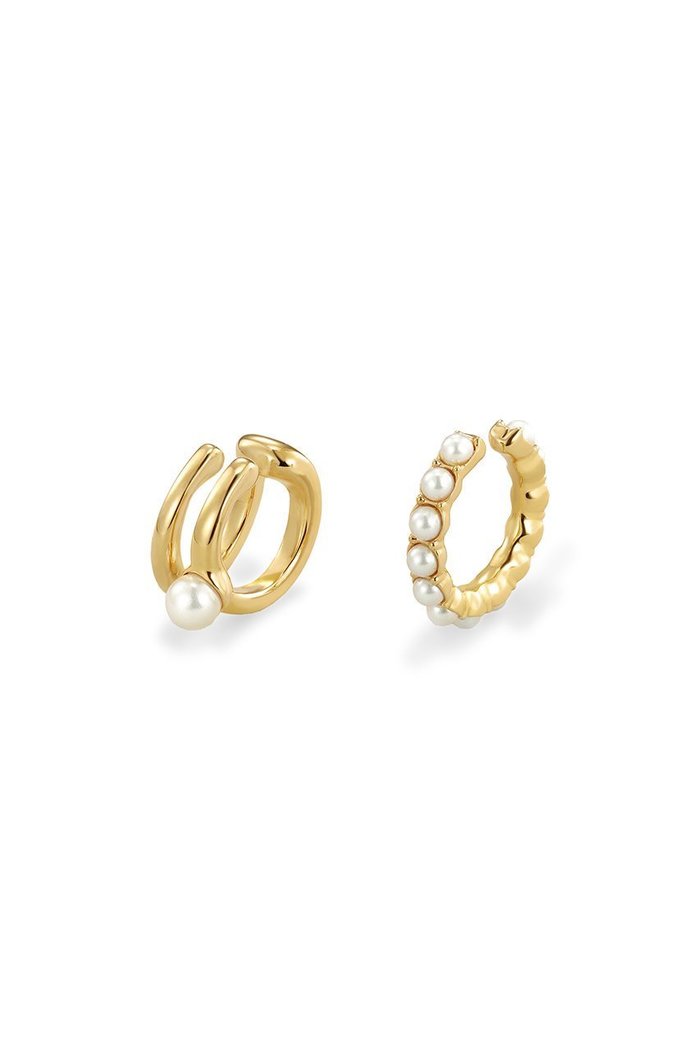 【プラス ヴァンドーム/Plus Vendome】のPEARL イヤーカフ セット インテリア・キッズ・メンズ・レディースファッション・服の通販 founy(ファウニー) https://founy.com/ ファッション Fashion レディースファッション Fashion for Women ジュエリー Jewelry ファッションリング Fashion Rings イヤリング・フープ・ドロップタイプ Hoop, Drop & Clip Earrings アシンメトリー Asymmetrical Style イエロー Yellow イヤリング Earrings イヤーカフ Ear Cuffs コレクション Collection, Seasonal Line コーティング Coating, Coated Finish スタイリッシュ Stylish, Fashionable パール Pearl, Pearl Accent エレガント 上品 Elegant 再入荷 Restock / Back in Stock |ID: prp329100004936621 ipo3291000000037043863